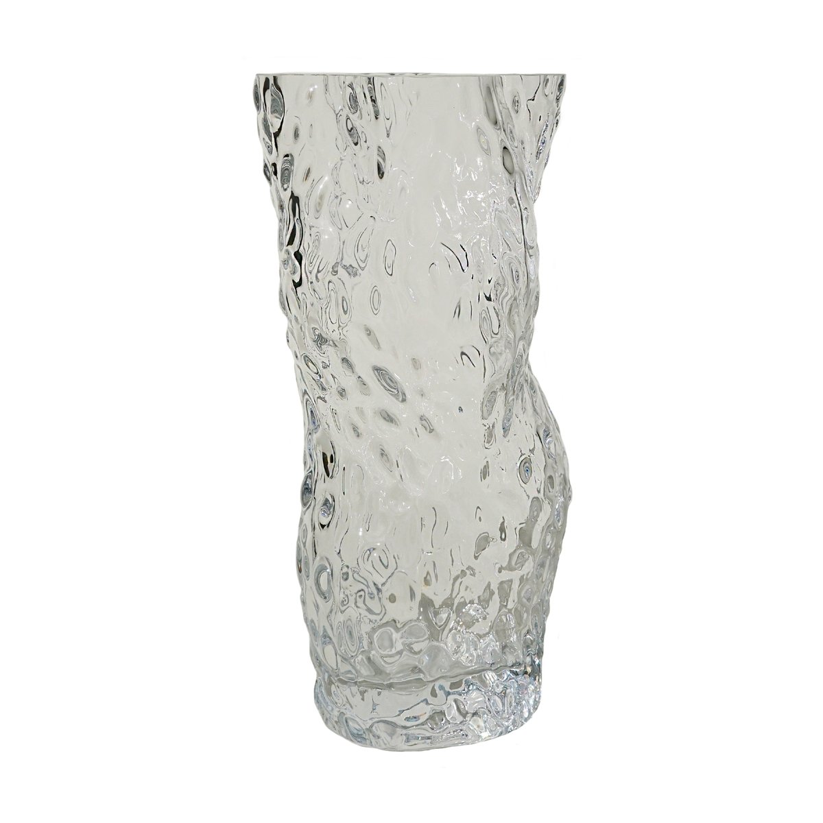 Hein Studio Ostrea Rock glass vase 30 cm Clear | Scandinavian Design | Vases | Transparent