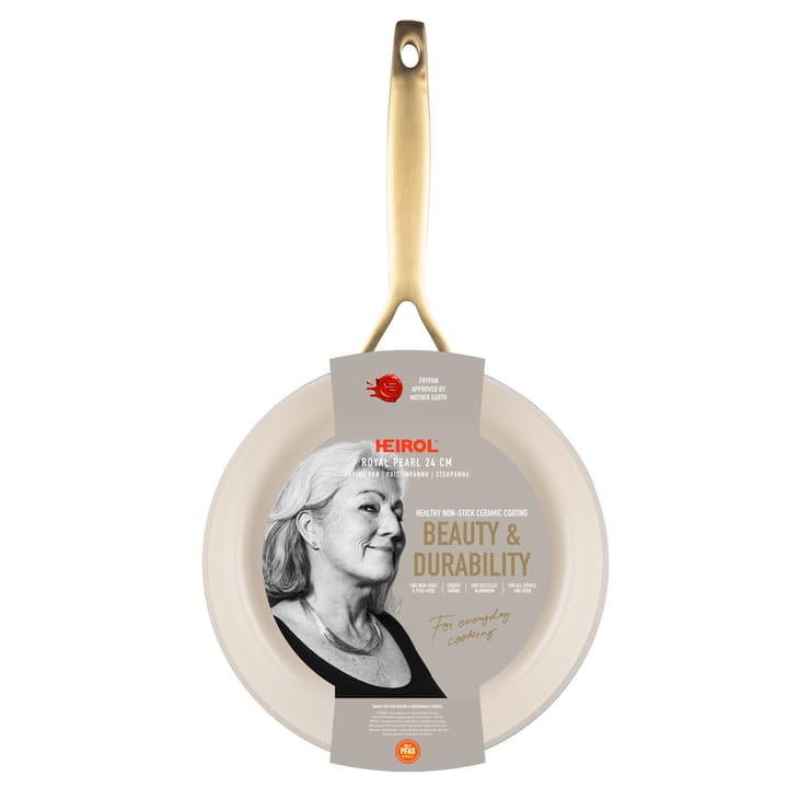 Heirol Royal Pearl frying pan Ø24 cm - White-gold - Heirol