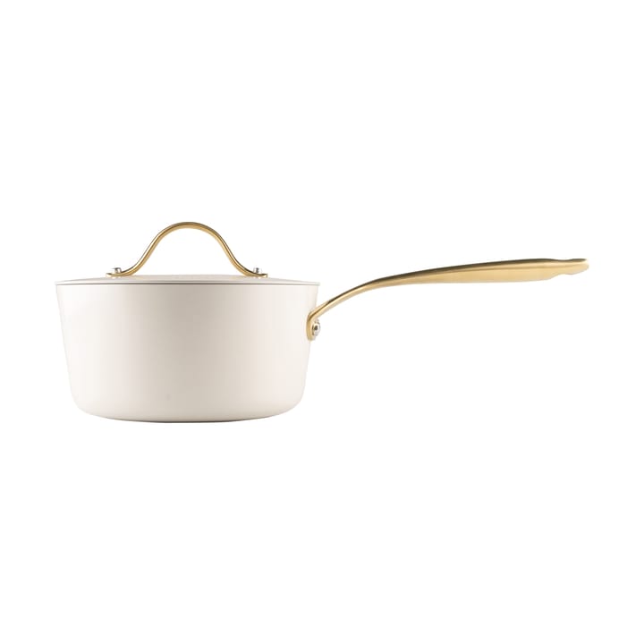 Heirol Royal Pearl saucepan with lid Ø18 cm - White-gold - Heirol