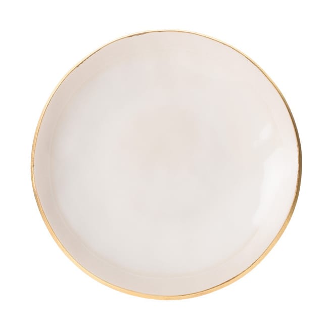 Heirol x Nosse Edge plate Ø23 cm, White Heirol