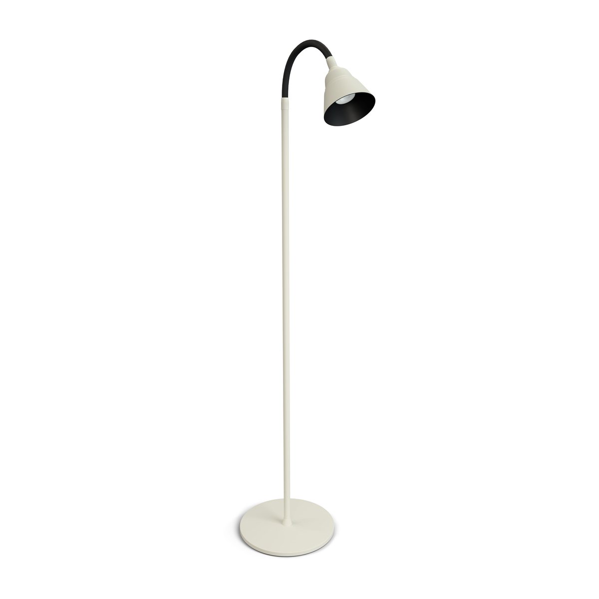 Herstal Relief floor lamp 10W Pearl white-matte black