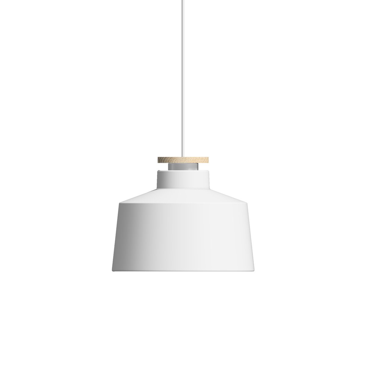 Herstal Street pendant lamp M Matte white