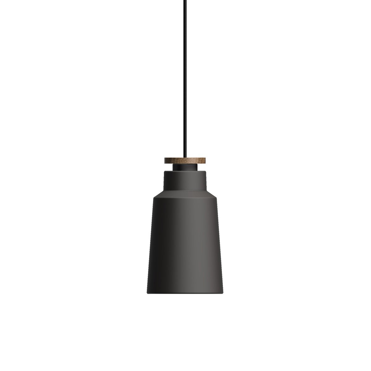 Herstal Street pendant lamp S Matte black