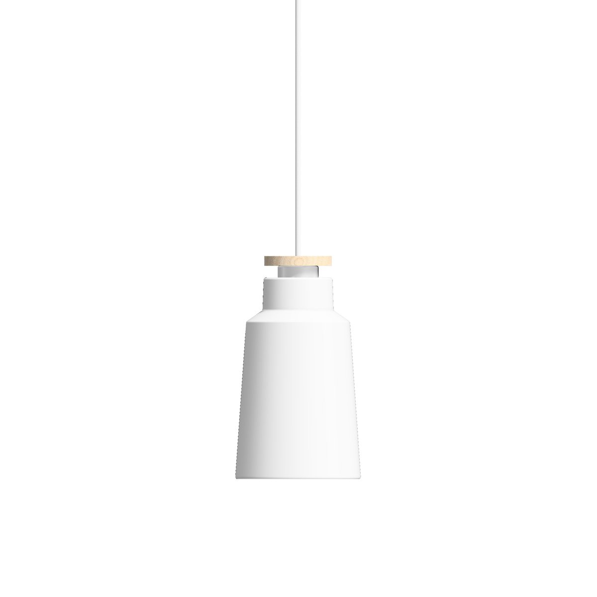 Herstal Street pendant lamp S Matte white