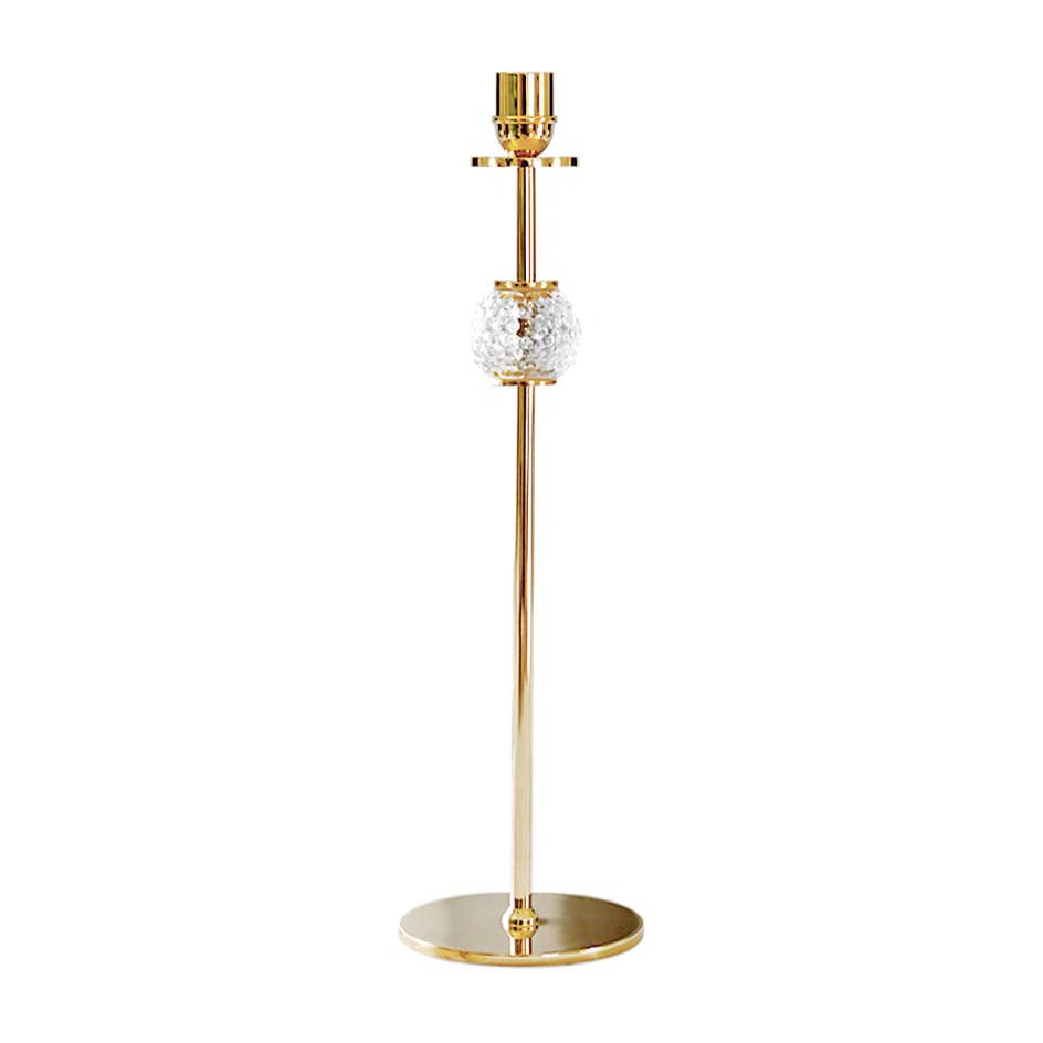 Hilke Collection Alba candle sticks 40 cm Solid brass and glass