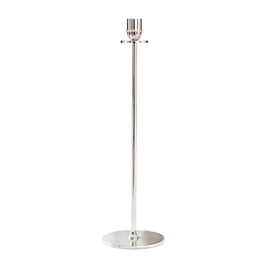 Hilke Collection Chiaro Di Luna candle sticks 40 cm Nickel-plated brass