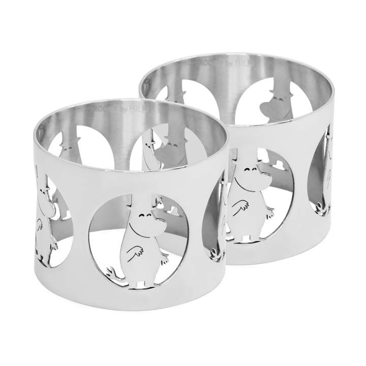 Hilke X Moomin napkin rings Moominpappa 2-pack, Brass Hilke Collection