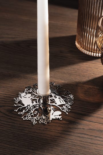 Hilke X Moomin No.1 candle holder - Nickel-plated brass - Hilke Collection