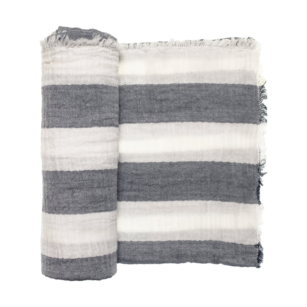 Himla Antibes blanket 130x170 cm Silence | Scandinavian Design | Wool blankets & throws | Blue