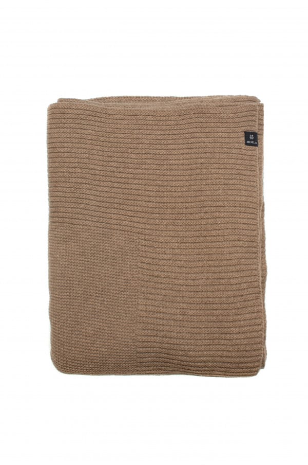 Avery throw blanket 130x170 - Camel - Himla