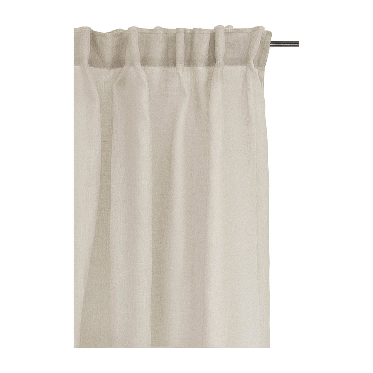 Himla Dalsland curtain with heading tape and channel Oatmeal