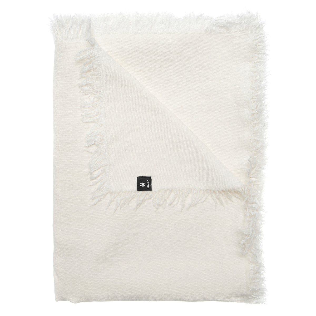 Himla Merlin throw linen 130x170 cm off-white (white)