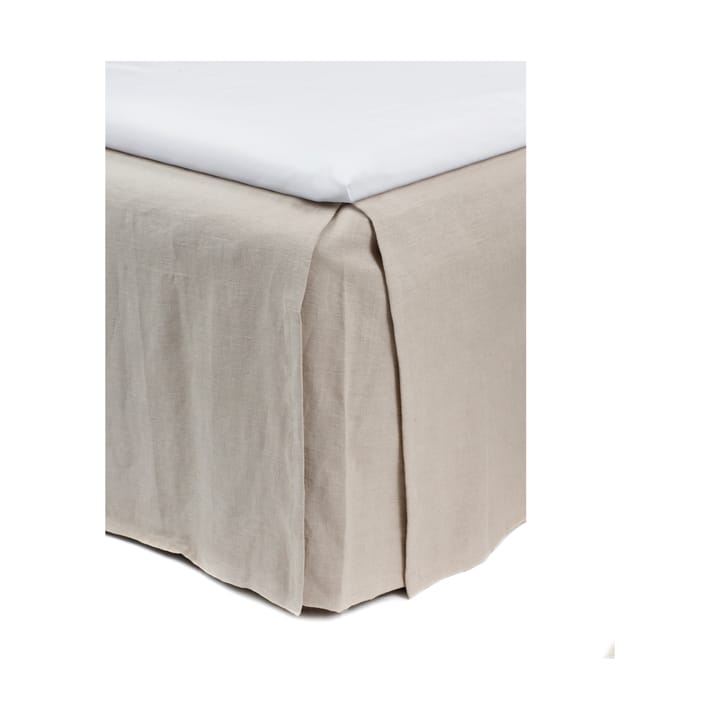 Miramar bed skirt 120x220x52, Greige Himla