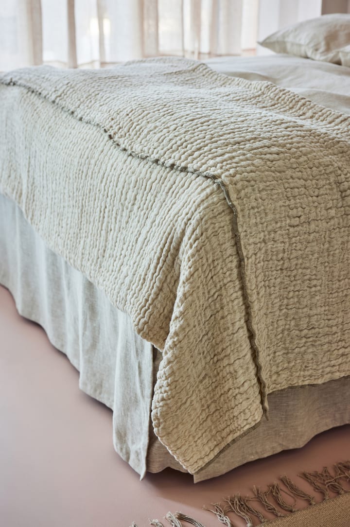 Pauline bedspread 160x260 cm, Oatmeal Himla