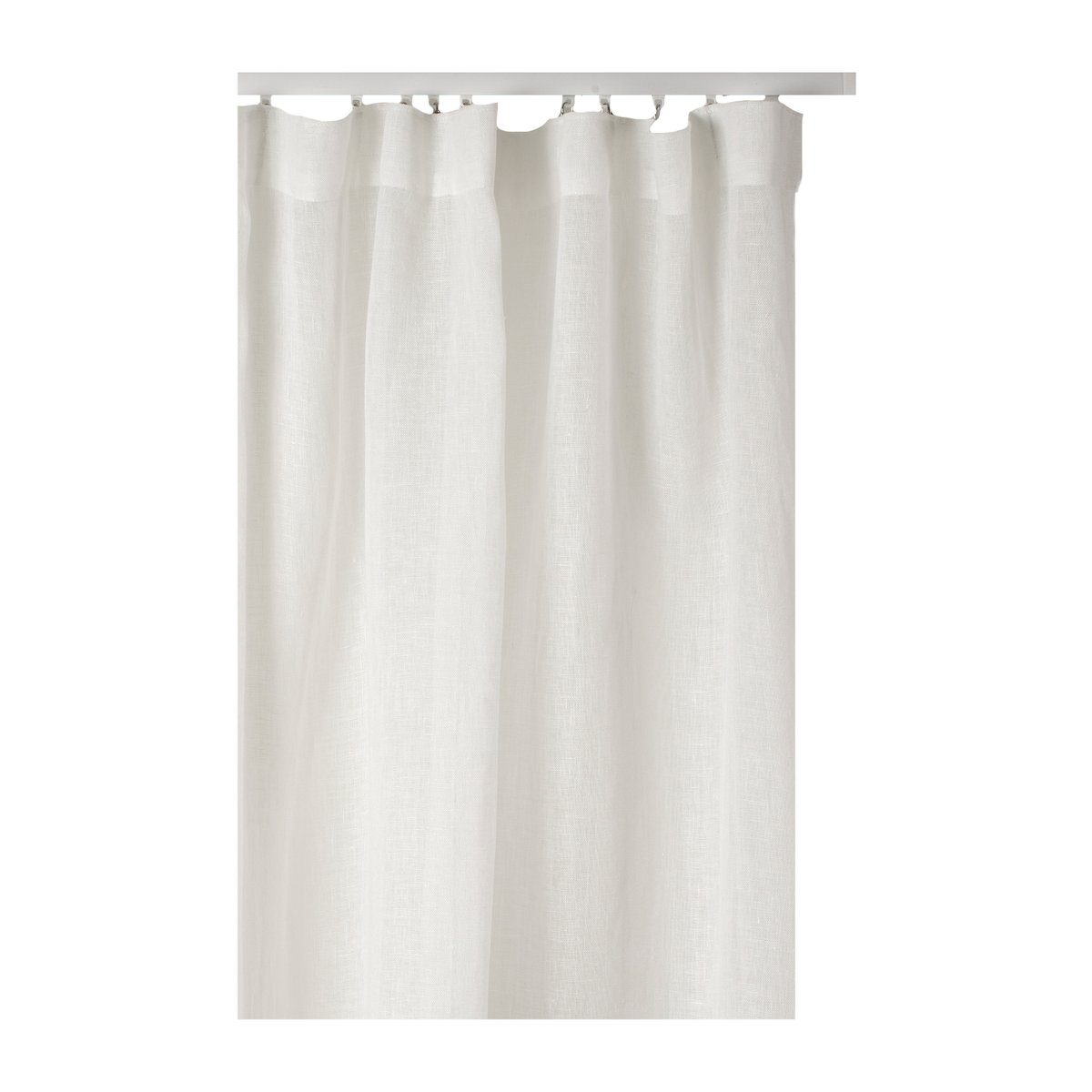 Himla Sirocco curtain with heading tape 270x250 cm White