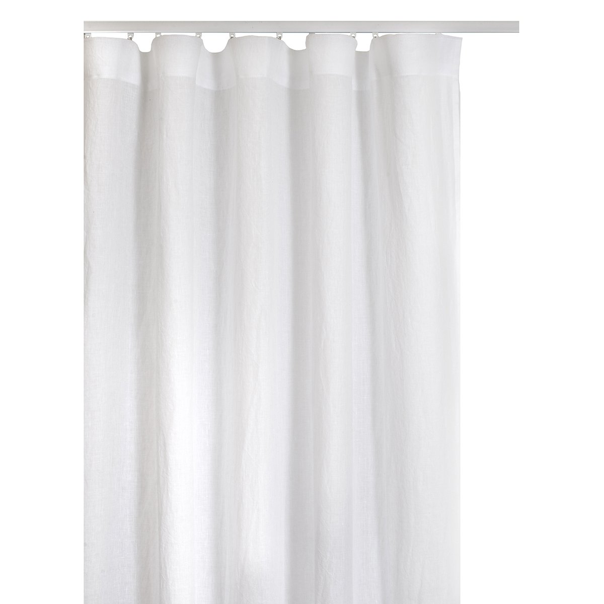 Himla Springtime curtain with ironing strip 140x290 cm white