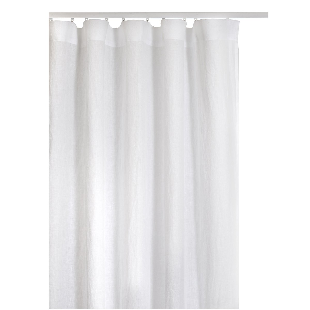 Himla Springtime curtain with ironing strip 280x290 cm white