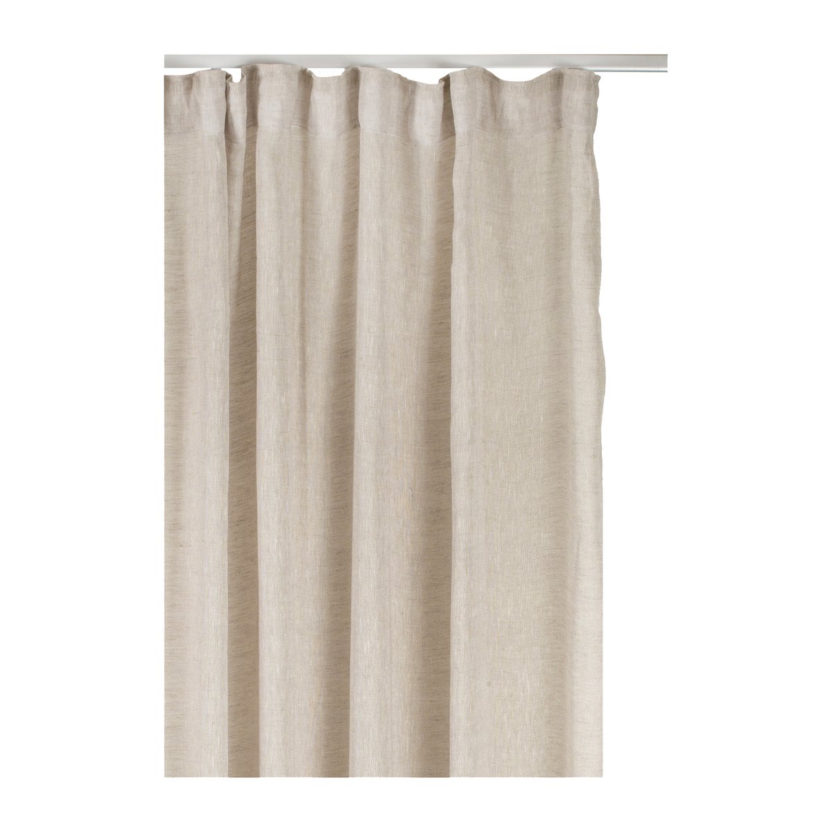 Himla Sunnanvind curtain with heading tape 150x250 cm Oatmeal