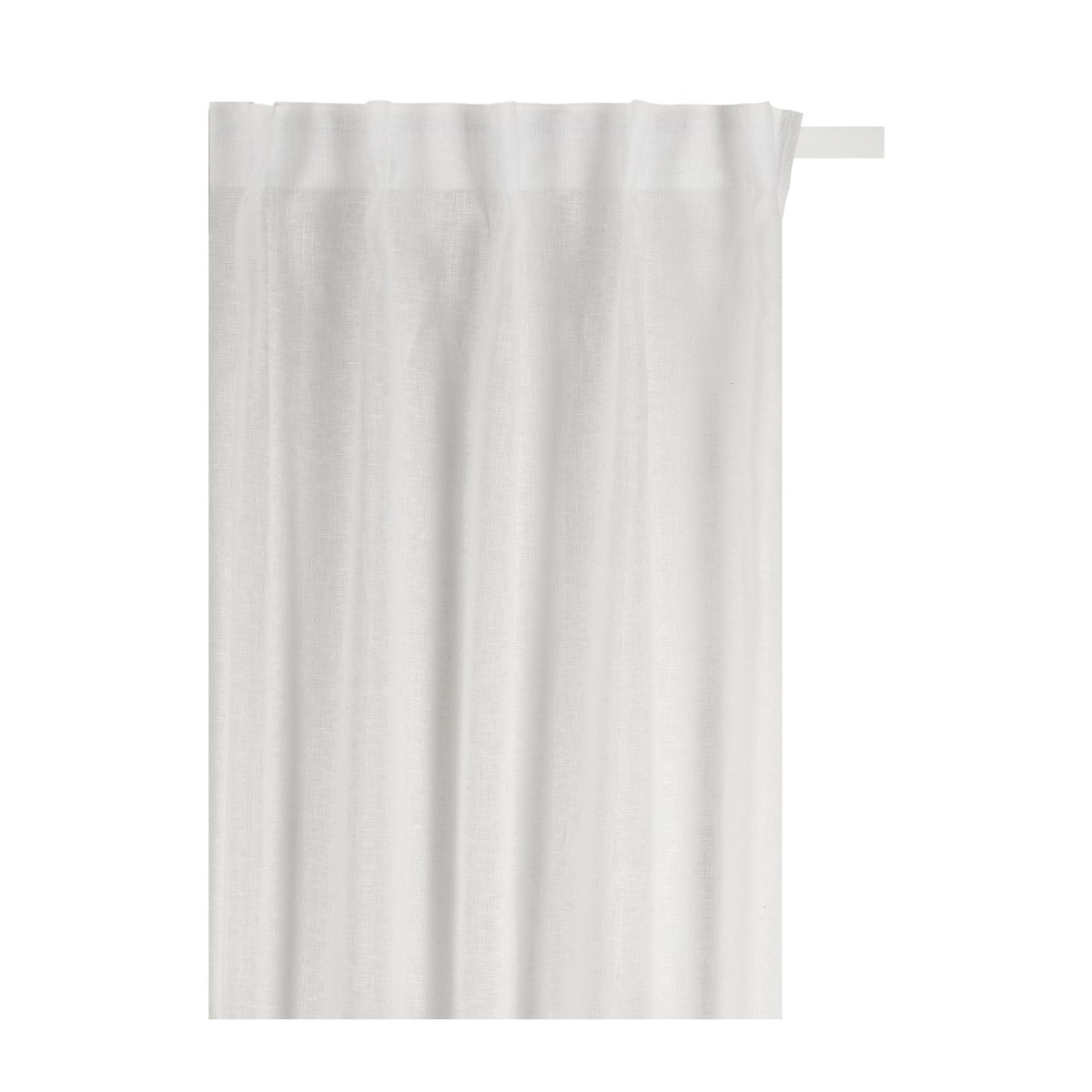 Himla Sunnanvind curtain with heading tape 150x250 cm White