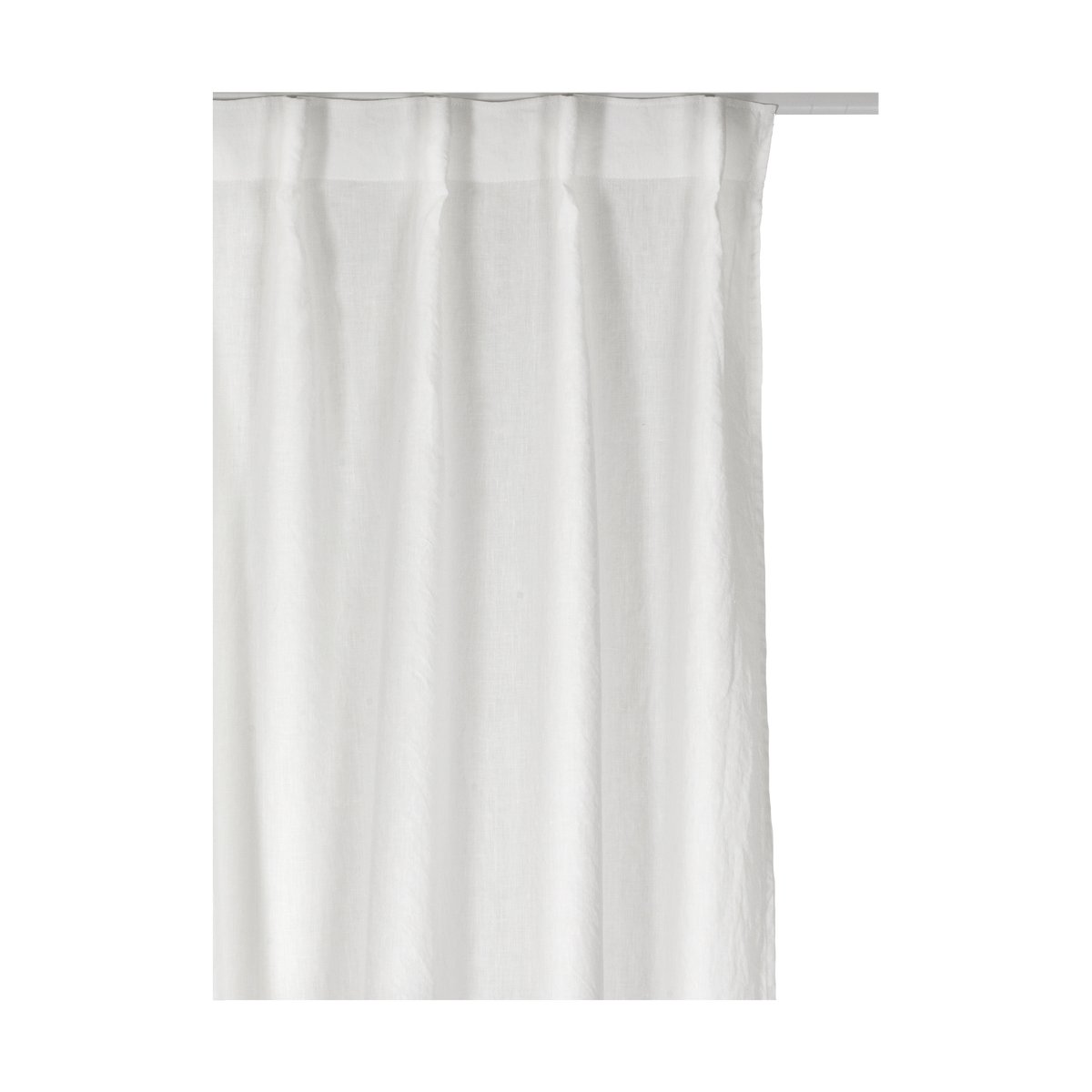 Himla Sunrise curtain with pleat band 140x250 cm White