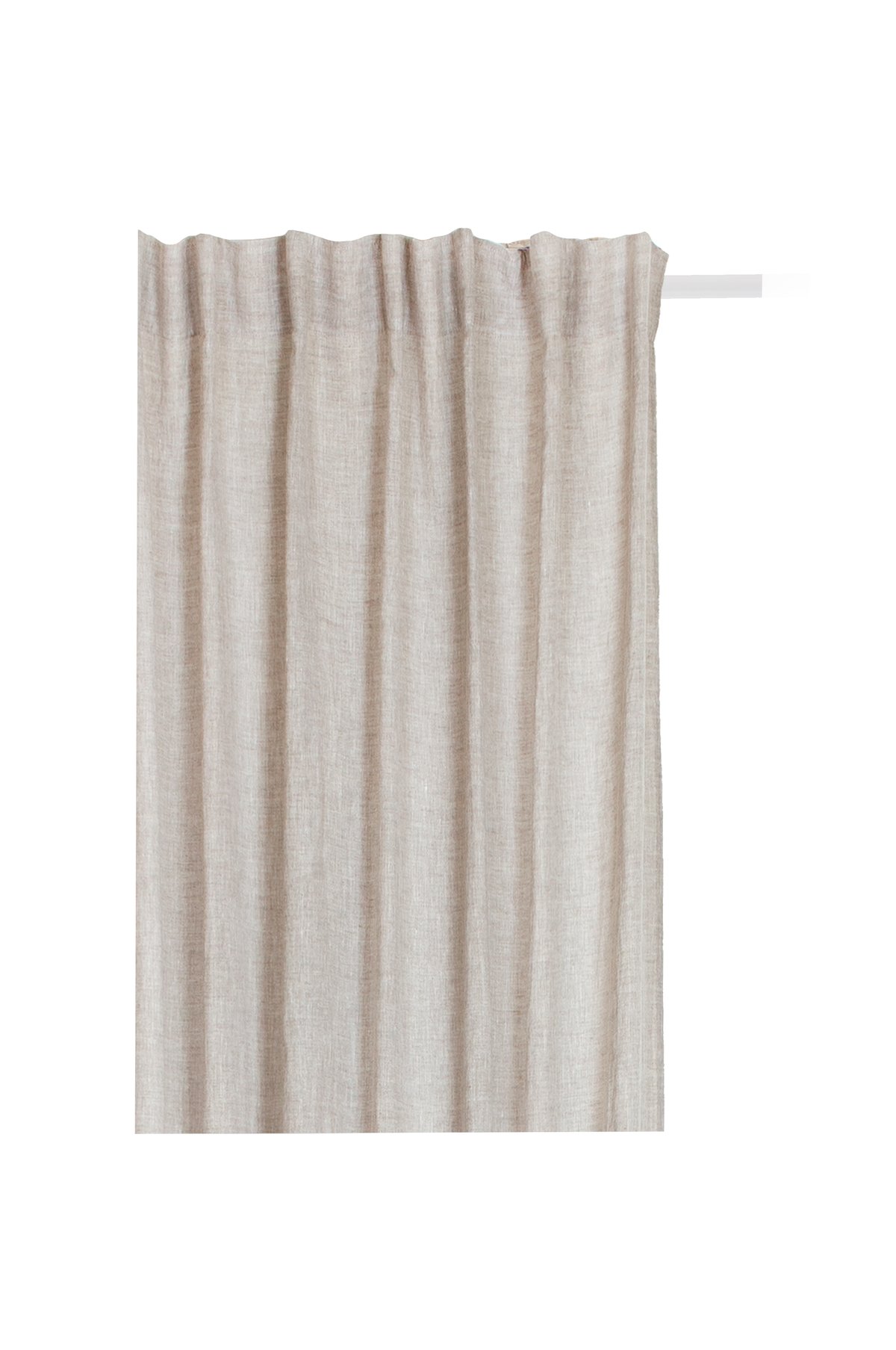 Himla Sunshine curtain with pleat tape 140x250 cm Oatmeal