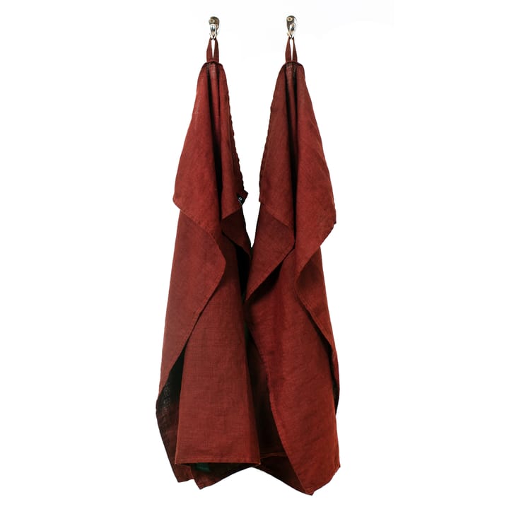 Sunshine kitchen towel 2-pack - Lingonberry (red) - Himla