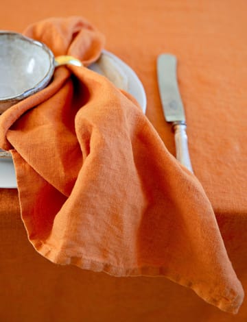 Sunshine napkin 4-pack - Bitter orange - Himla