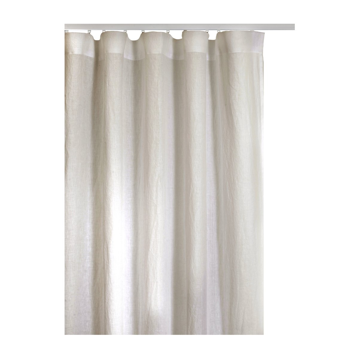 Himla Twilight curtain with heading tape 140x250 cm Fog