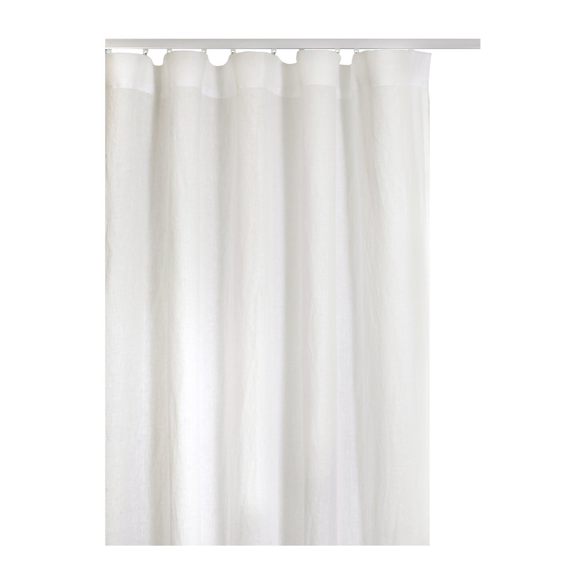 Himla Twilight curtain with heading tape 140x250 cm Off white