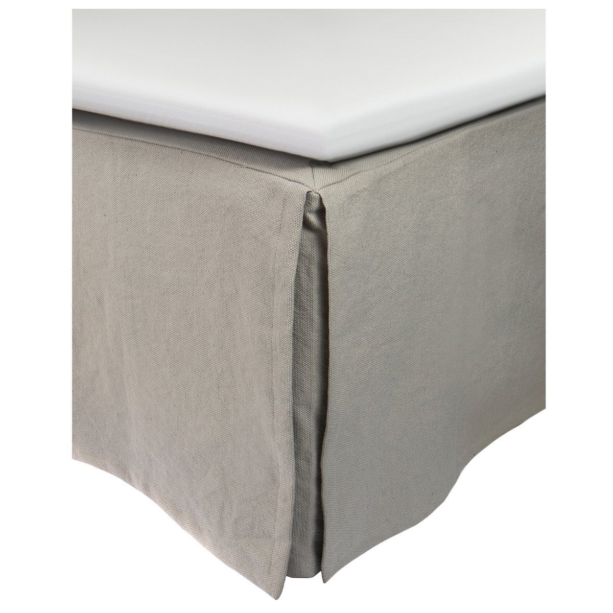 Himla Weeknight bed skirt 180x220x52 cm Ash (grey)