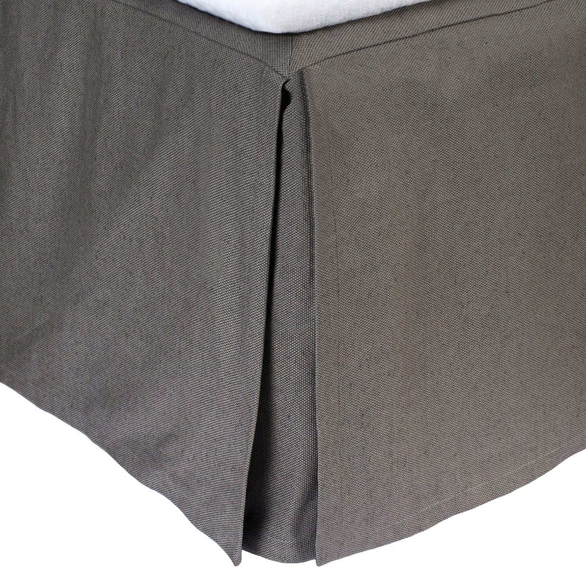 Himla Weoaknight bed skirt 90x220x42 cm Charcoal