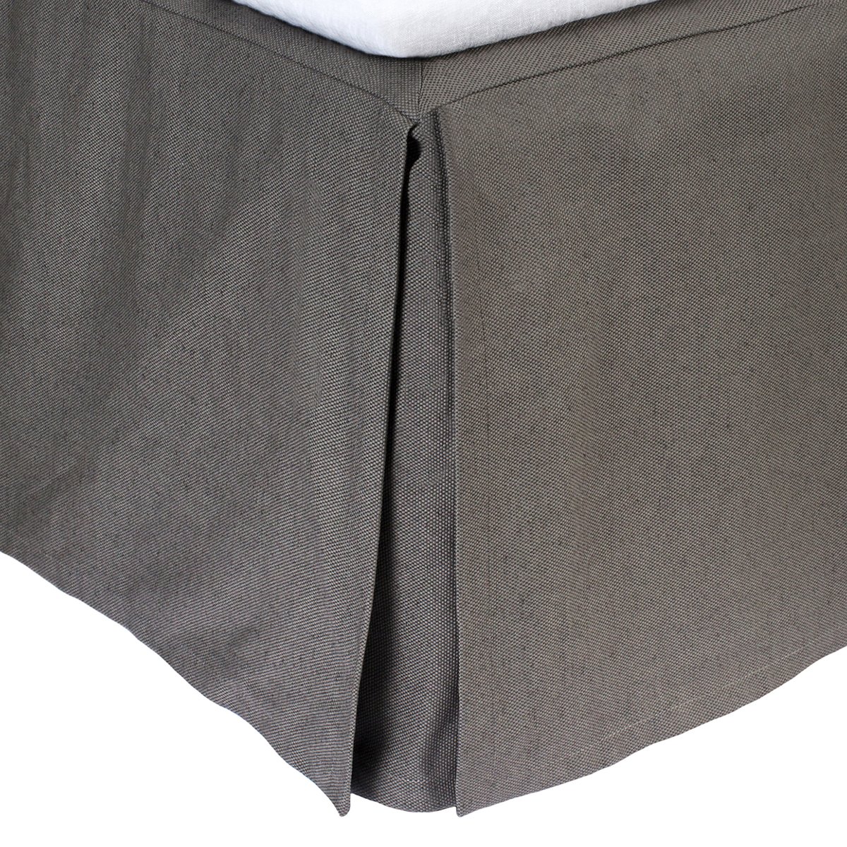 Himla Weoaknight bed skirt 90x220x52 cm Charcoal