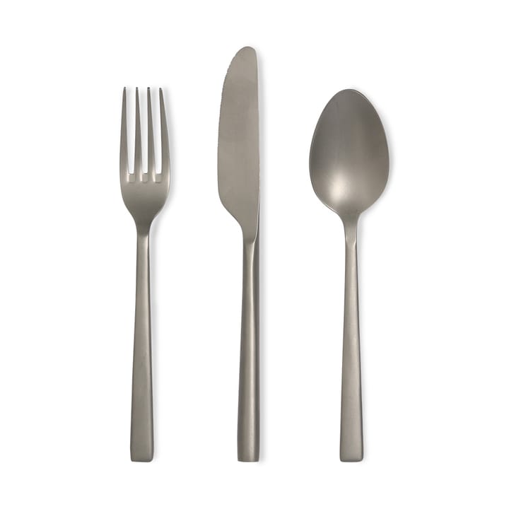 Cutlery set of 3 pcs 19-21 cm, Stainless steel matte HKliving