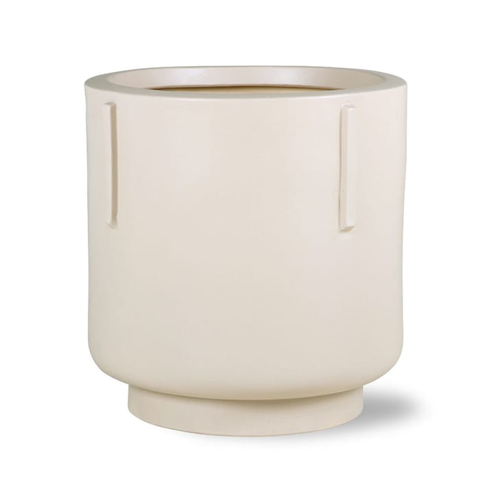 Footed pot 42x43 cm - Cream - HKliving