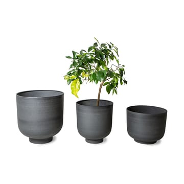 Metal pot set of 3 - Ginger - HKliving