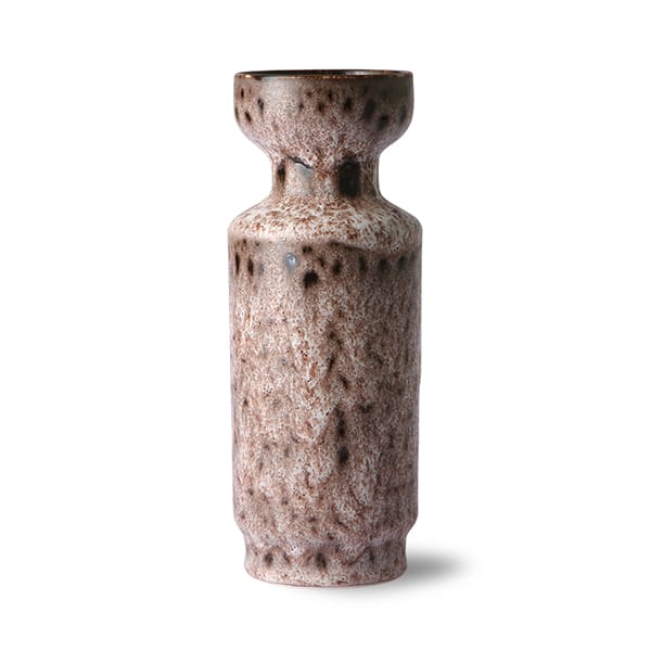 Retro vase Ø9x25 cm - Brown - HKliving