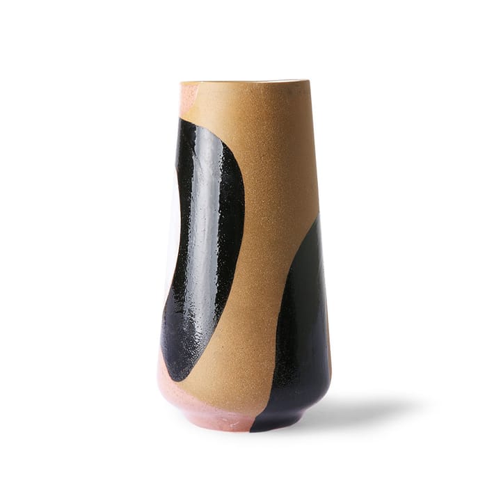 Vase Hand-painted 16x31 cm - Nature-black - HKliving