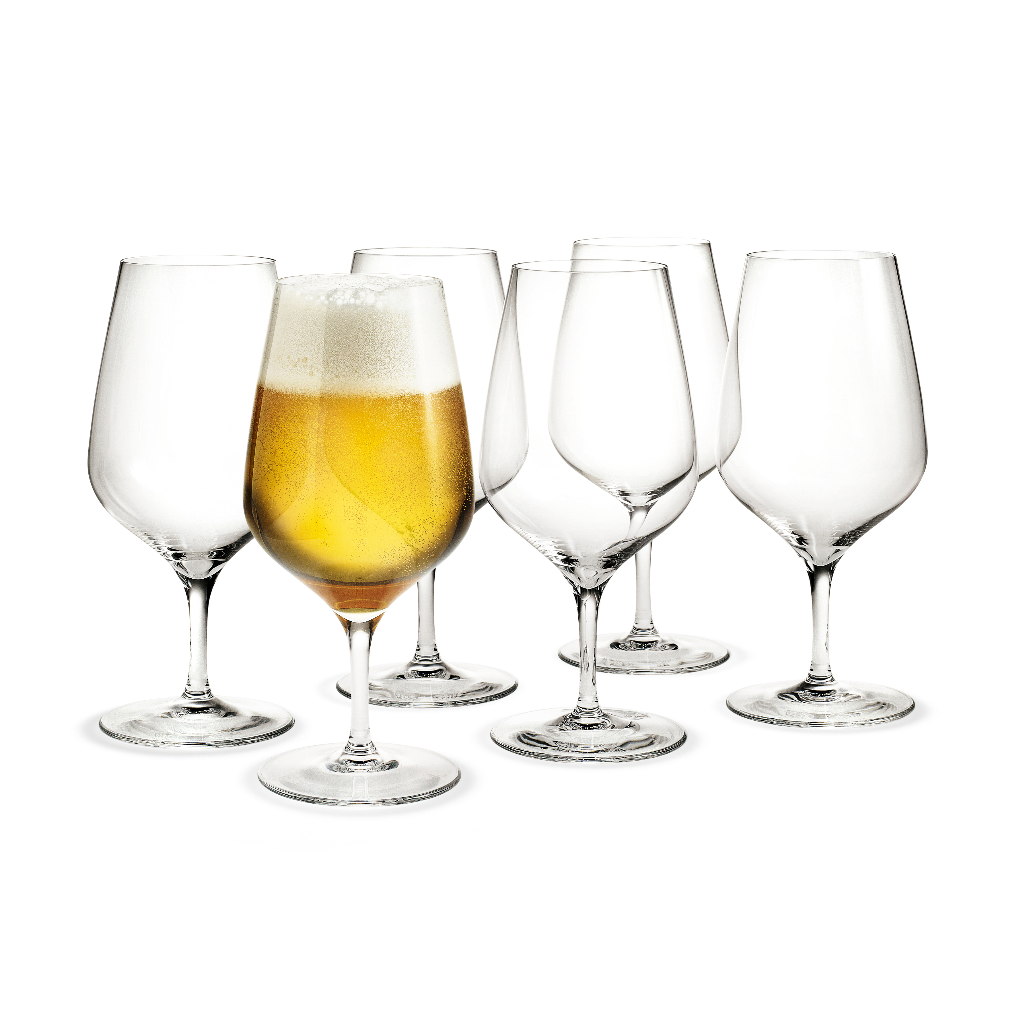 Set of 4 Holmegaard Beer hot Glasses