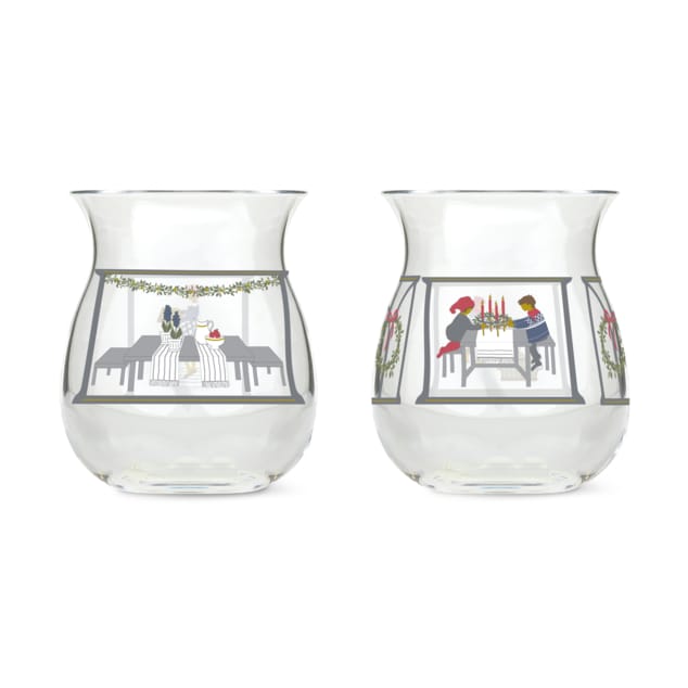 Holmegaard Christmas candle holder 2-pack - 2024 - Holmegaard