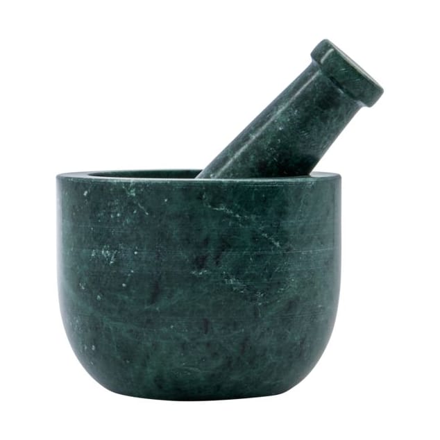 Arb mortar with pestle Ø10 cm, Dark green House Doctor