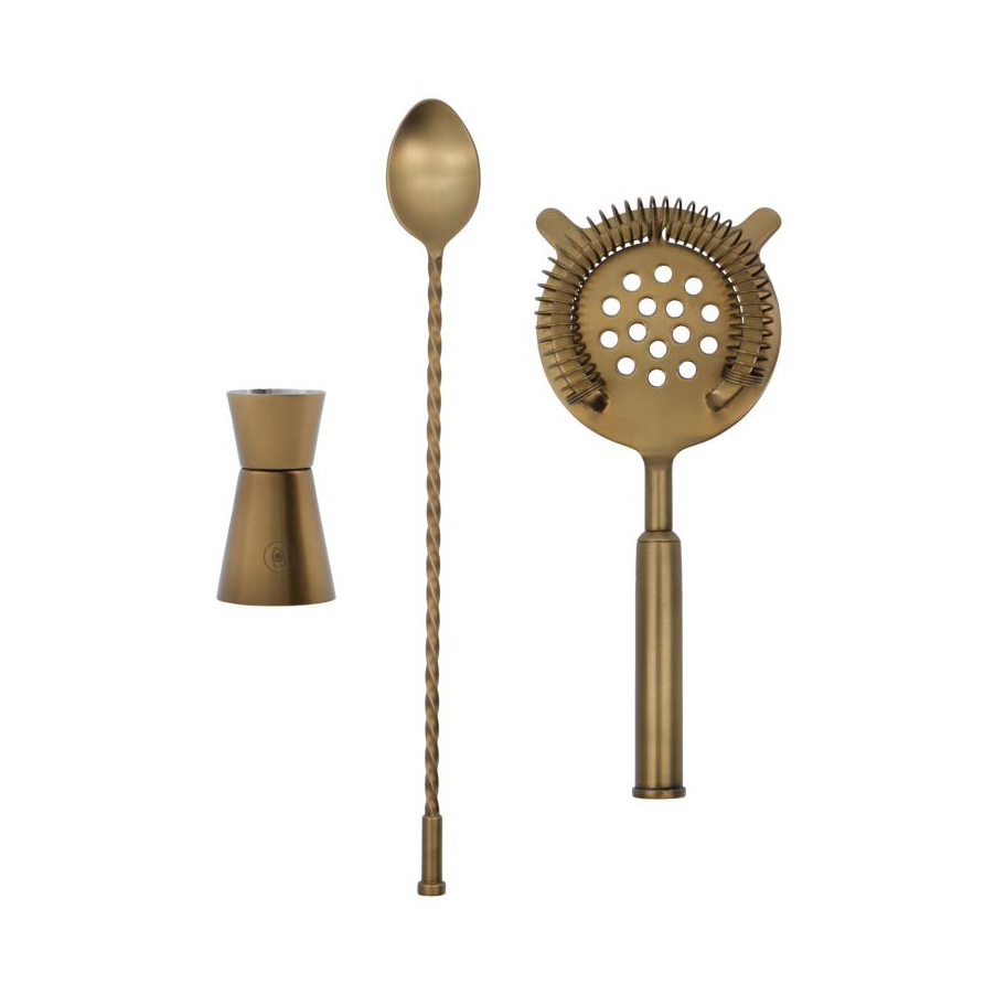 House Doctor Baar Cocktail Set 3-Pack Antique brass