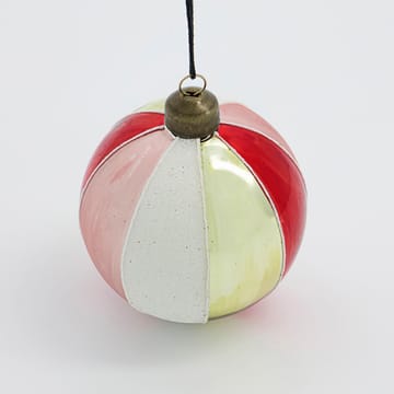 Circus Christmas bauble Ø8 cm 4-pack - Red - House Doctor