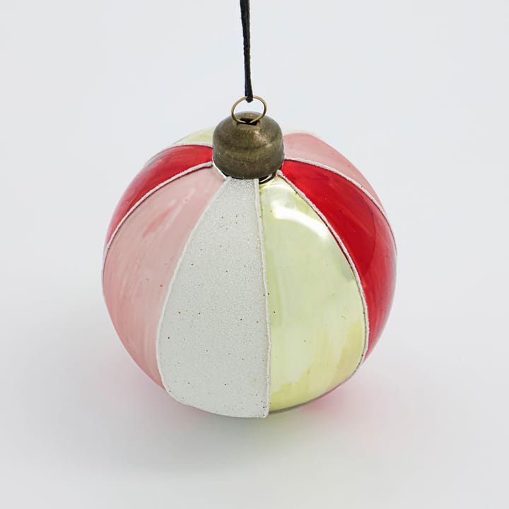 Circus Christmas bauble Ø8 cm 4-pack, Red House Doctor