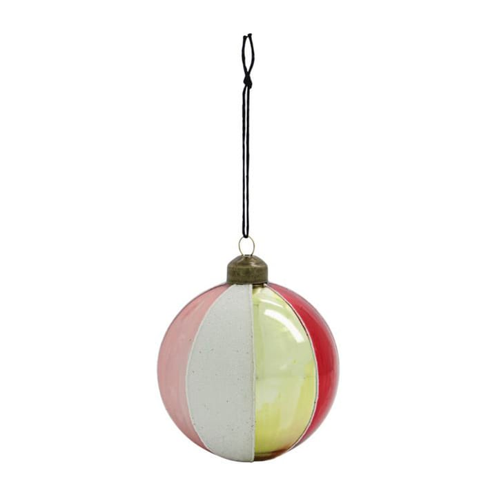 Cirkus Christmas tree bauble Ø8 cm - Red - House Doctor