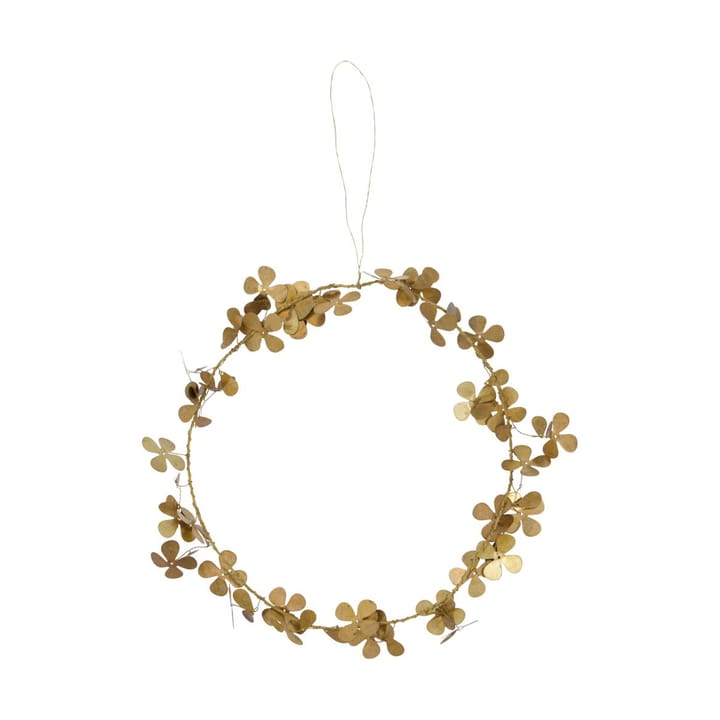 Clover wreath Ø20 cm, Brass House Doctor