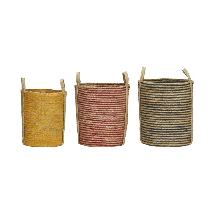 Dungi storage baskets 3-pack - Multi - House Doctor