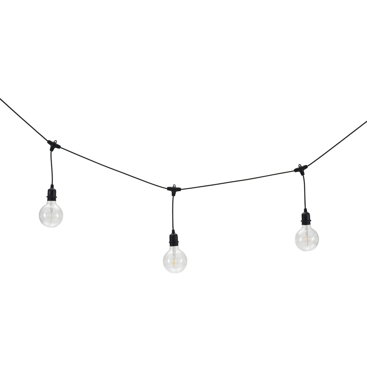 House Doctor Filan string lights 6.4 m Black