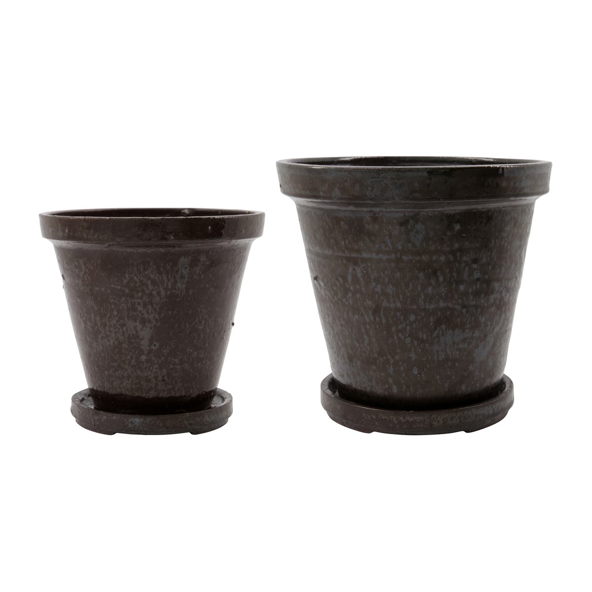 House Doctor Flower flower pot with saucer 4 pieces Ø18 cm-Ø22 cm