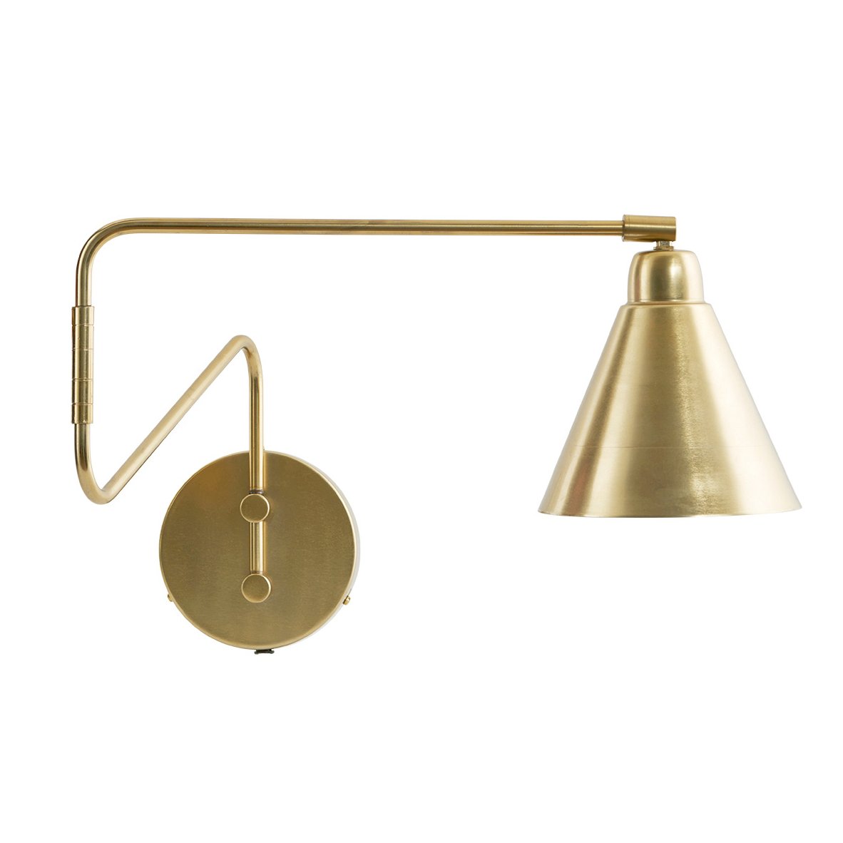 game wall lamp brass