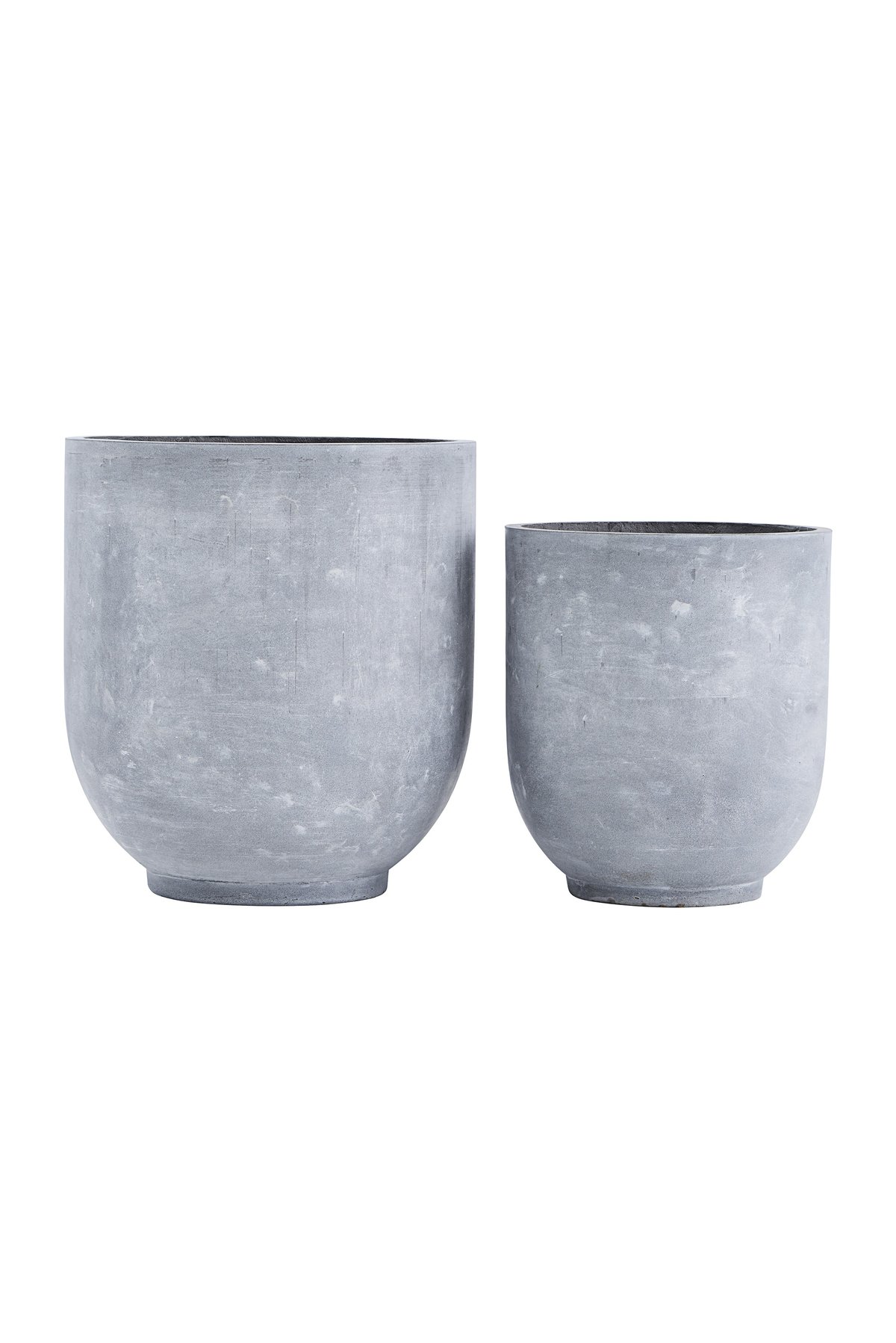 House Doctor Gard flower pot set of 2 Gray